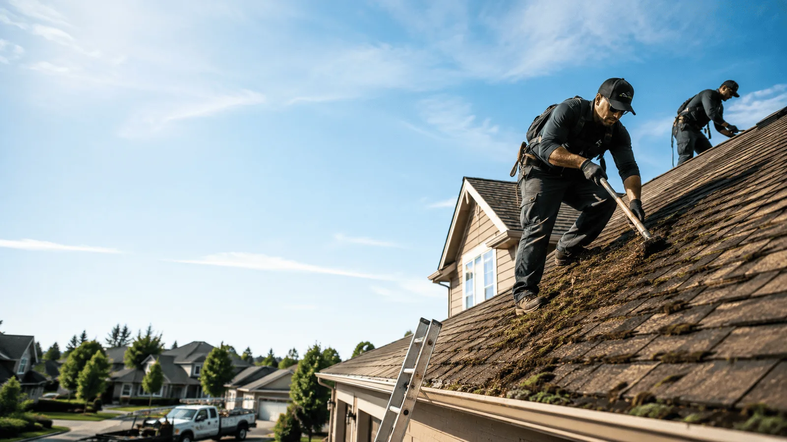 Roof Moss Removal in Latah, WA near me